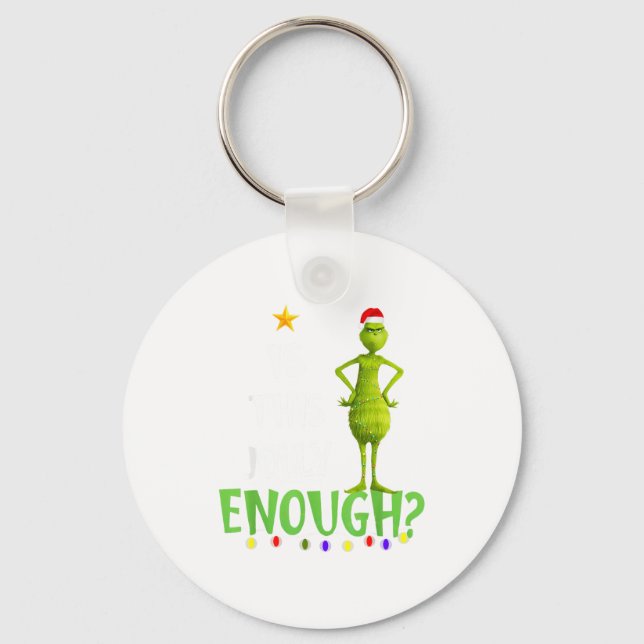 Chaveiro É Esta Árvore de Natal Verde Alegre o Suficiente L (Frente)