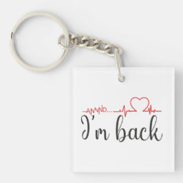 Chaveiro E... Estou de volta! Citação de Sobrevivência de A