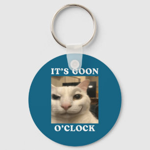 Chaveiro É hora do Goon, gato engraçado 