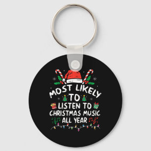 Chaveiro É mais provável ouvir música de Natal o ano todo