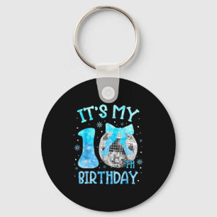 Chaveiro É Meu 10º Aniversário Coquette Laço Disco 10 Anos