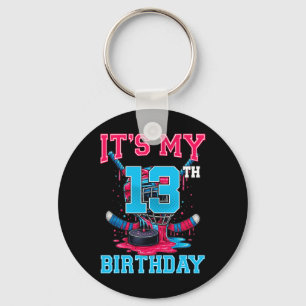 Chaveiro É Meu 13º Aniversário de Hóquei Sorvete de 13 Anos