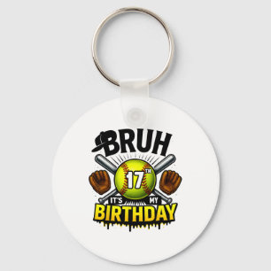 Chaveiro É Meu 17º Aniversário Garotos Macios 17 Anos de Id