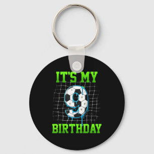 Chaveiro É Meu 9º Aniversário Piada Futebol Aniversário Men