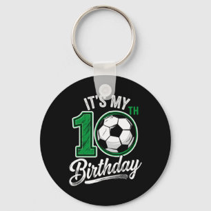Chaveiro É Meu Aniversário de 10 Anos Futebol 10 Anos de Id