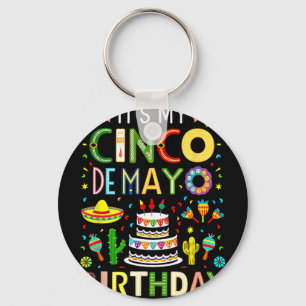 Chaveiro É Meu Aniversário Festa Cinco De Mayo