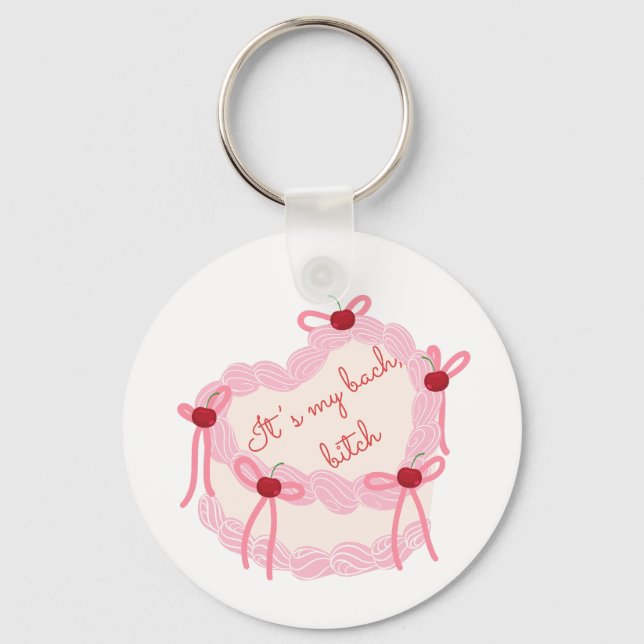 Chaveiro É Minha Solteirona | Festa de Noiva com Bolo Charm (Frente)