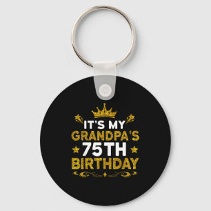 Chaveiro É o 75º Aniversário do Meu Avô Feliz Aniversário 7