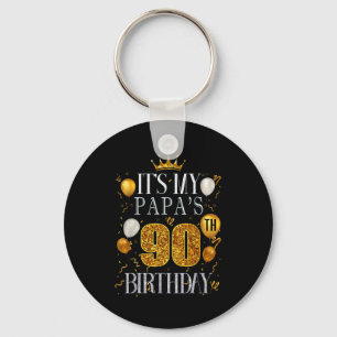 Chaveiro É o 90º Aniversário do Meu Papai Feliz Aniversário