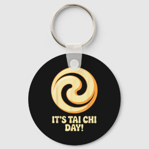 Chaveiro É o Dia do Tai Chi Artes Marciais Bem-Estar Medita
