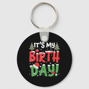 Chaveiro É o meu aniversário Natal Engraçado Natal Natal Na