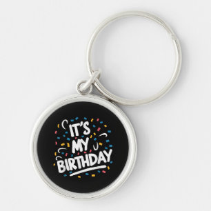 Chaveiro É o meu aniversário para rapazes Meninas Crianças