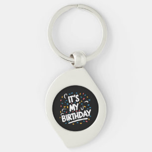 Chaveiro É o meu aniversário para rapazes Meninas Crianças
