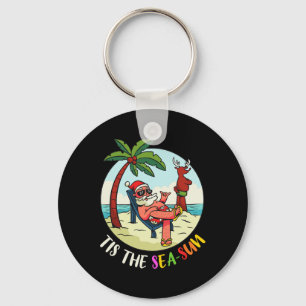 Chaveiro É o Natal de Verão Divertido do Mar-sol na Praia
