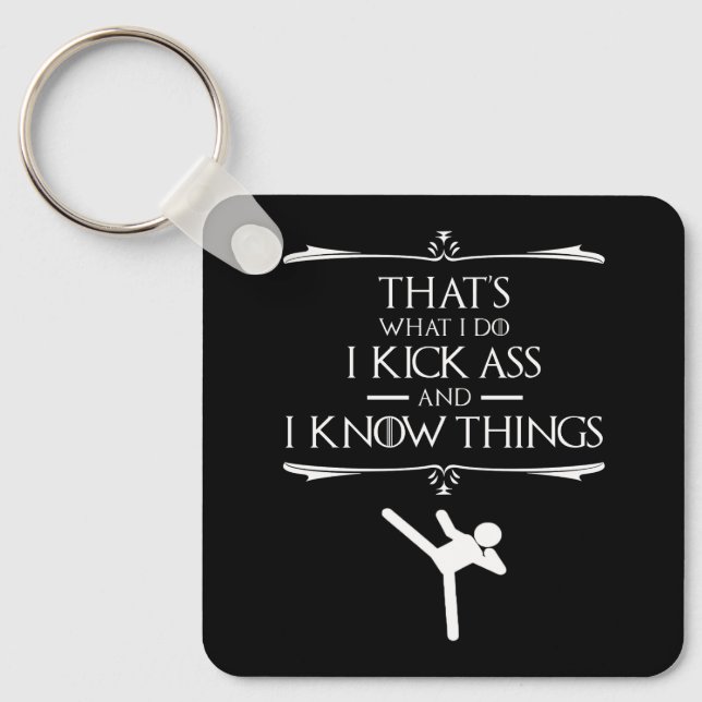 Chaveiro É o que faço, eu sei e sei coisas (Frente)