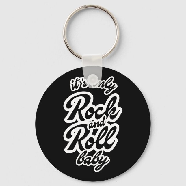 Chaveiro É o único bebê rock and roll (Frente)
