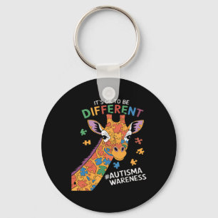 Chaveiro É Okay Ser Um Pouco Diferente Girafa Conscientizaç