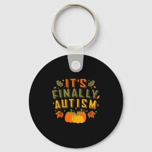 Chaveiro É Por Último Autismo O Outono Queda Ação De Graças