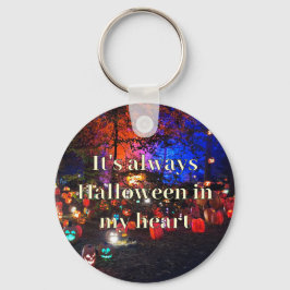 Chaveiro É Sempre Abóbora de Halloween Pulseira