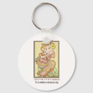 Chaveiro É tão adequado quanto brincos em um porco.