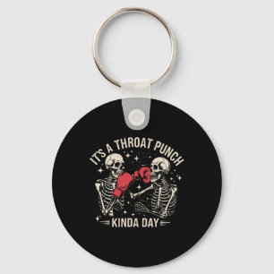 Chaveiro É Um Dia De Soco Na Garganta Esqueleto Boxe Chute
