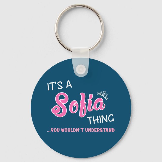 Chaveiro É uma coisa da Sofia que você não entenderia (Frente)