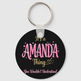 Chaveiro É Uma Coisa de Amanda Rosa Dourado Presente para M
