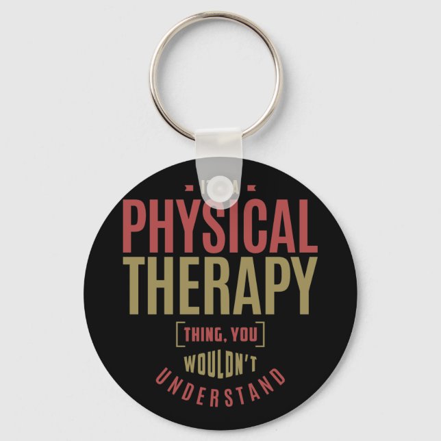 Chaveiro É uma coisa de terapia física (Frente)