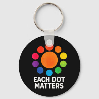 Chaveiro Each Dot Matters Polka Dot Lover Happy Dot Day