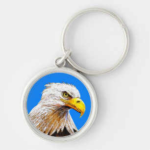Chaveiro Eagle no azul