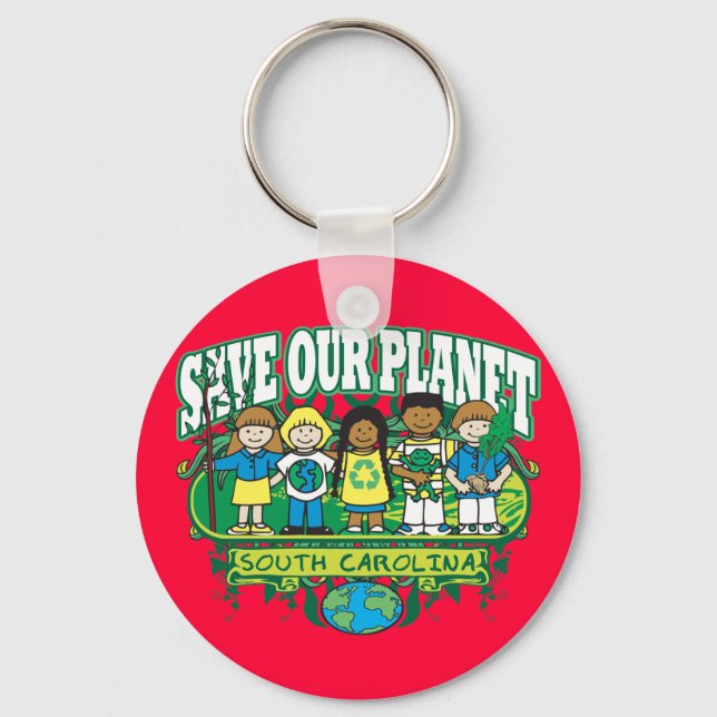 Chaveiro Earth Kids Carolina do Sul (Frente)