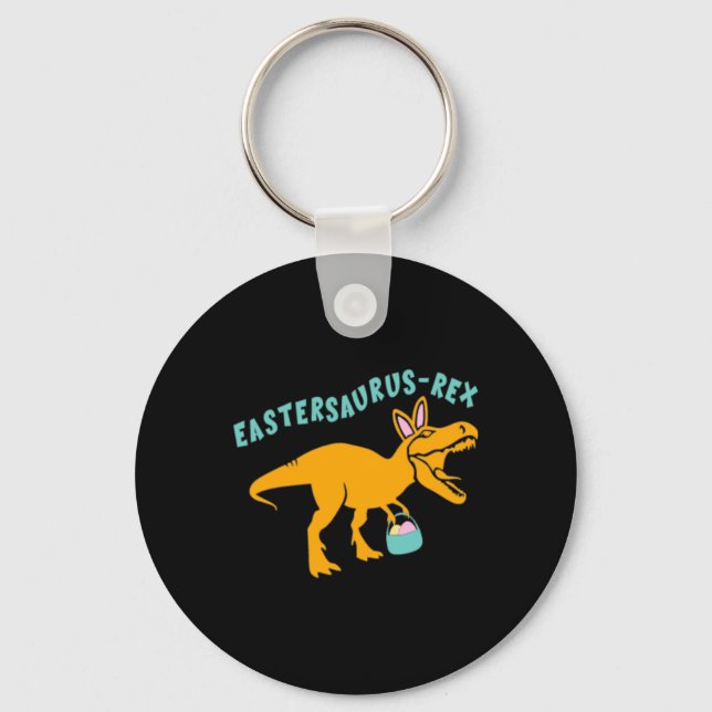 Chaveiro Eastersaurus Presente de Dinossauro de Páscoa para (Frente)
