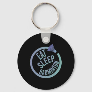 Chaveiro Eat Sleep Badminton Repetir 1