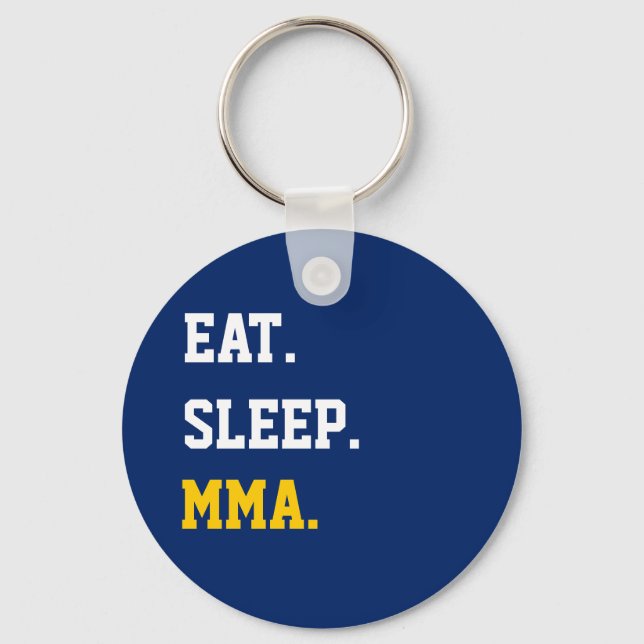 Chaveiro Eat Sleep MMA (Frente)
