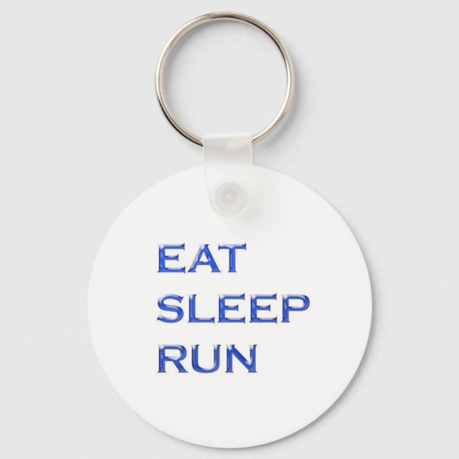 Chaveiro EAT SLEEP RUN NVN102 navinJOSHI texto do script wi (Frente)