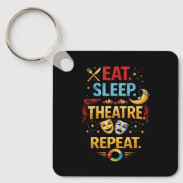 Chaveiro Eat, Sleep, Theatre, Repeat