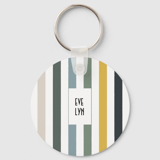 Chaveiro Echo Traça Uma Tecla Metálica Personalizada - Mati (Verso)