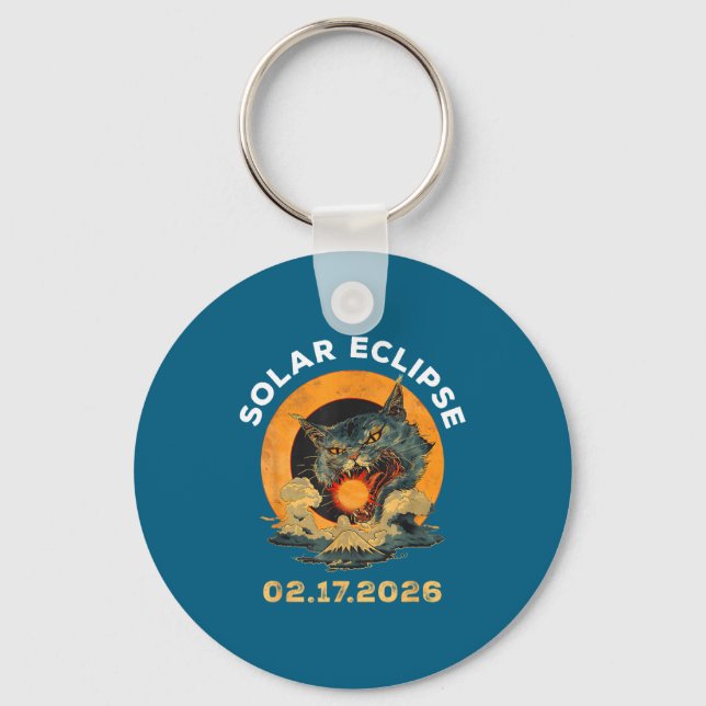 Chaveiro Eclipse Solar 02 17 26 (Frente)