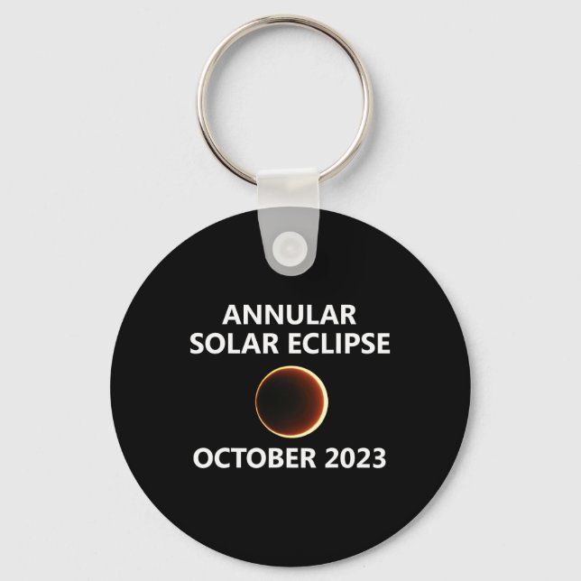 Chaveiro Eclipse Solar Annular outubro 14 Out 14 (Frente)