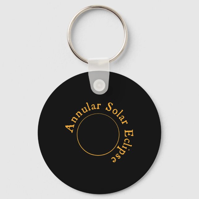 Chaveiro Eclipse Solar Anular (Frente)