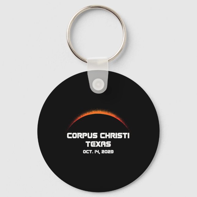 Chaveiro Eclipse Solar Anular S Corpus Christi Queda (Frente)