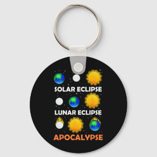 Chaveiro Eclipse Solar Espaço do Professor de Ciência Lunar