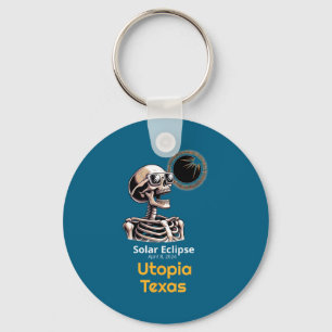 Chaveiro Eclipse Solar Esqueleto Utopia Texas