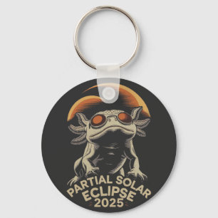 Chaveiro Eclipse Solar Parcial 2025 Axolotl Ammph