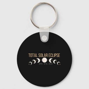 Chaveiro Eclipse Solar Total Dallas Texas 2024 8 de Abril