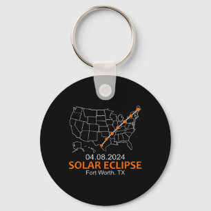 Chaveiro Eclipse Solar Total do Texas 2024