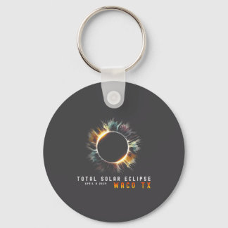 Chaveiro Eclipse Solar Total Waco Tx 9 de Abril de 2024 Ecl