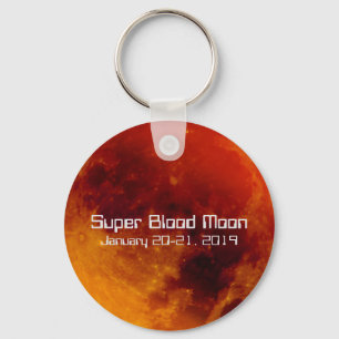 Chaveiro Eclipse super 2019 da lua do sangue