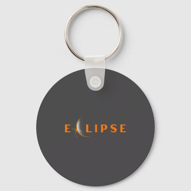 Chaveiro Eclipse Universal Total Lunar Eclipse Solar Total  (Frente)
