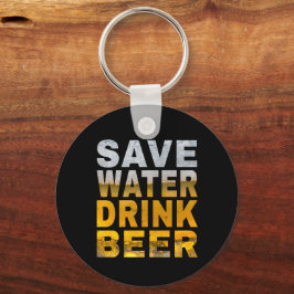 Chaveiro Economize Água Beba Cerveja Placa para Festa de So